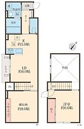 仮）相模原市中央区上溝アパート 1階1SLDKの間取り