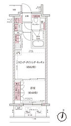 PARKAXIS仙台西公園 1LDKの間取図画像