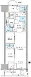 パークアクシス品川天王洲アイル 2LDKの間取図画像