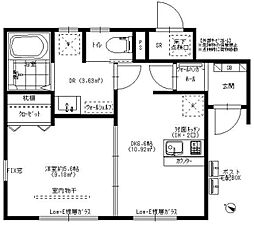 RE春日部姫宮 1SDKの間取図画像