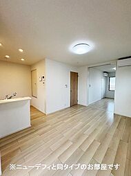 JR横浜線 古淵駅 徒歩26分の賃貸アパート 2階1LDKのリビング/ダイニング