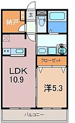 間取図画像 1LDK