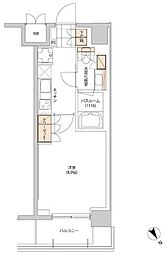 ヒューリック目白 1Kの間取図画像