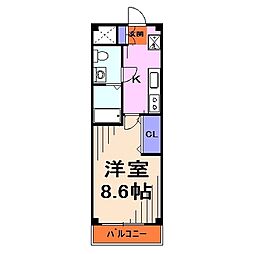 間取図画像 1K