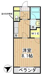 ヴィラアルテーア 1Kの間取図画像