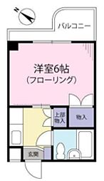 間取図画像 1K
