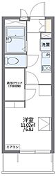 レオパレスWAKO3 1Kの間取図画像
