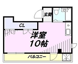 間取図画像 ワンルーム