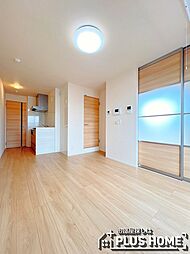 D-room桑ノ木 201 2階1LDKのリビング/ダイニング