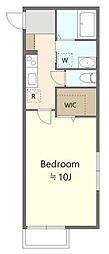 フォレストメゾン西小山 2階1Kの間取り
