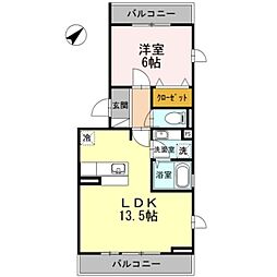 間取図画像 1LDK