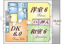 エクレール衣掛 3階