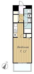グラディート町田 ワンルームの間取図画像