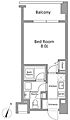 レジディア築地4階14.4万円