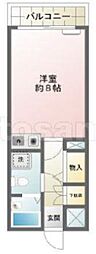 ライオンズマンション板橋 ワンルームの間取図画像
