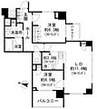 クオリア南麻布4階35.0万円