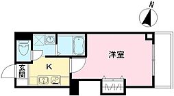 おおさか東線 城北公園通駅 徒歩11分の賃貸アパート 1階1Kの間取り