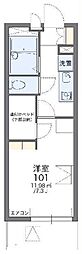 レオパレスラウンドTN 1Kの間取図画像