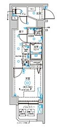 DIPS西新井 1Kの間取図画像