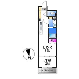 間取図画像 1LDK