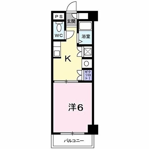 東京都八王子市松木(賃貸マンション1K・5階・24.22㎡)の写真 その2