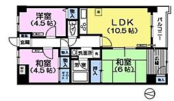 エスポワール善福寺 4階3LDKの間取り