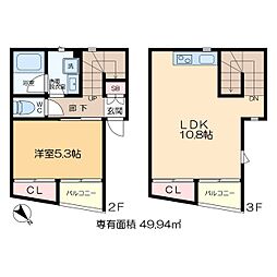 PoPo 1LDKの間取図画像