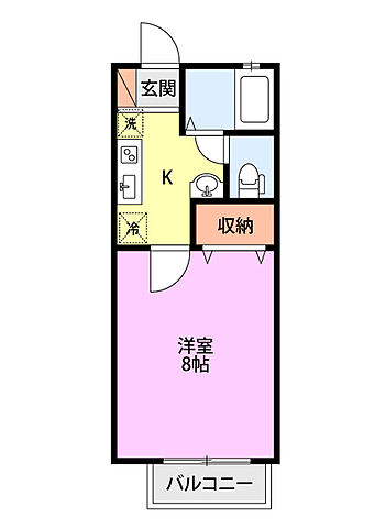 ホームズ グリーンハイツ程島 1k 賃料2万円 2階 26 45 賃貸アパート住宅情報