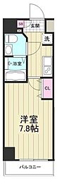 MAXIV西川口AZDUE 1Kの間取図画像