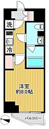 SHOKENレジデンス高島平2 1Kの間取図画像