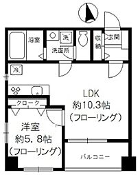 ニューハイム小原参番館 301 3階1LDKの間取り