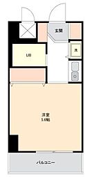 センチュリー紅葉坂 ワンルームの間取図画像