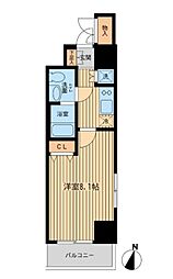京急空港線 糀谷駅 徒歩12分の賃貸マンション 3階1Kの間取り