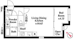 間取図画像 1LDK