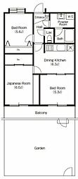 ル・プランシェ 3DKの間取図画像