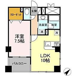 ブリランテ 1LDKの間取図画像