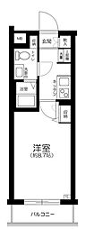 MAKESDESIGN西馬込 1Kの間取図画像
