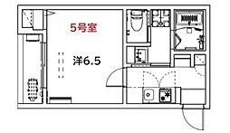le de la Main Elevee higashiurawa 1Kの間取図画像