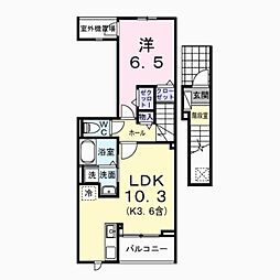 ルシアン 1LDKの間取図画像