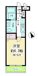 間取図画像 1K