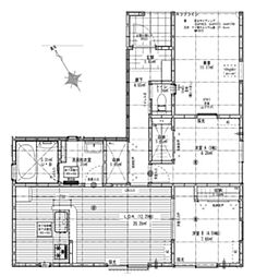 3号棟 2LDKの間取図画像