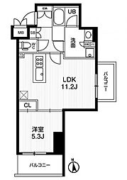 AR向島 1LDKの間取図画像