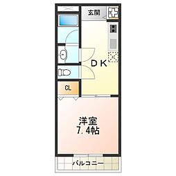 バンブーコートIII番館 2階/-