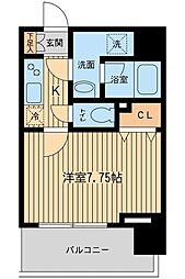 PRIMEURBANとうきょうスカイツリー 1Kの間取図画像