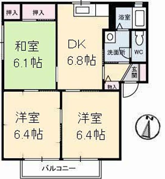 同じ建物の物件間取り写真 - ID:234018180272