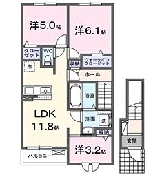 ゾーナ・ヴェルデI番館 2階
