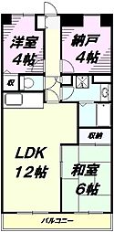 Beeハイム 2SLDKの間取図画像