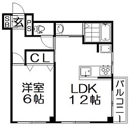 間取図画像 1LDK