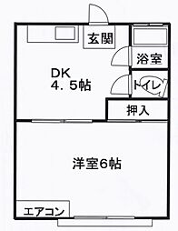 間取図画像 1DK
