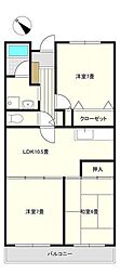 エミネンスあざみ野第2 3LDKの間取図画像